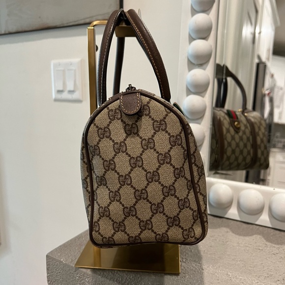 Vintage GUCCI Sherry Line Boston Bag - Picture 4 of 10